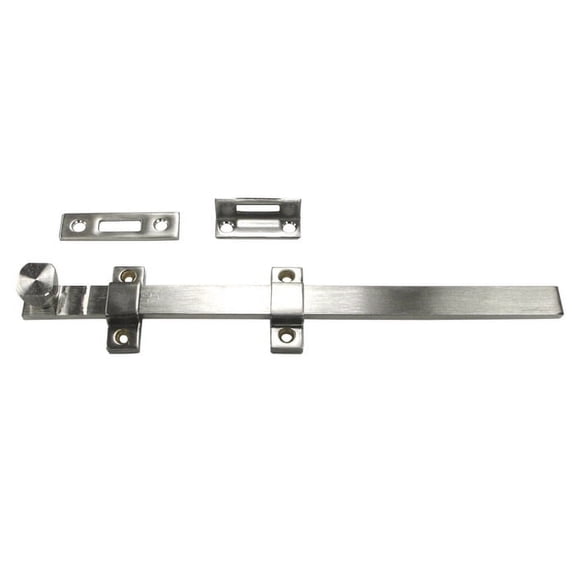 Deltana 10SSB32D 10" Heavy Duty Security Bolt; Satin Stainless Steel Finish
