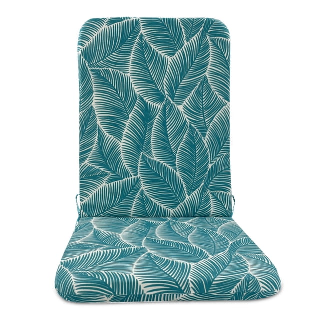 Outdoor Rocking Chair Cushions High Back Patio Seat Cushions with Ties Water-Repellent Fade-Resistant All Weather Patio Furniture Cushions for Garden Porch Dining Decor