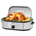 thumbnail image 1 of VEVOR Roaster Oven 14QT Electric Roasting Pan with Self-Basting Lid, 1450W Electric Roaster Oven with Defrost & Warm Function, 1 of 9