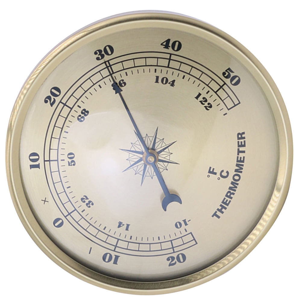 Outdoor thermometer Round Thermometer Metal Temperature Gauge Digital