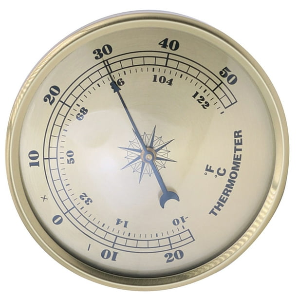 Outdoor thermometer Round Thermometer Metal Temperature Gauge Digital