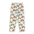 thumbnail image 5 of Haiem Cartoon Monster Trucks Women's Pajama Pants Ultra Lightweight Pjs Bottoms Sleepwear Bottom Pants With Pocket Drawstring-Small, 5 of 7