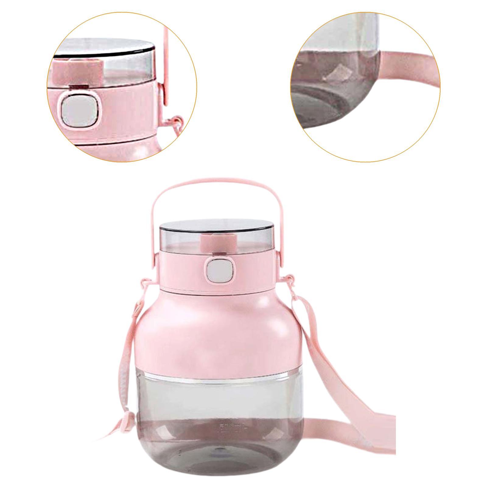 Fiocias Electric Juicer Small Juice Maker Fruit Mixing Machine Rechargeable Orange Lemon Pink