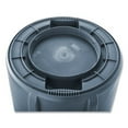 thumbnail image 4 of Round Brute Office Waste Bin, Plastic, 32 gal, Gray | Bundle of 2 Each, 4 of 5