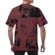 thumbnail image 3 of Ceisia Men's Abstract Splash Print T-shirt Loose Fit Short Sleeve Round Neck Casual Summer Fall Tee Tops Wine M Gifts, 3 of 6