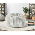 thumbnail image 5 of Bridgevine Home Sky Luxe Memory Foam Lounger, Minky Dove Grey, 5 of 8