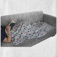 thumbnail image 6 of Lab Soft Flannel Fleece Throw Blanket, Chemicals Pills Bacteria Cell and Plant Pharmaceutical and Botanical Research, Cozy Plush for Indoor and Outdoor Use, 50" x 60", Multicolor, by Ambesonne, 6 of 6