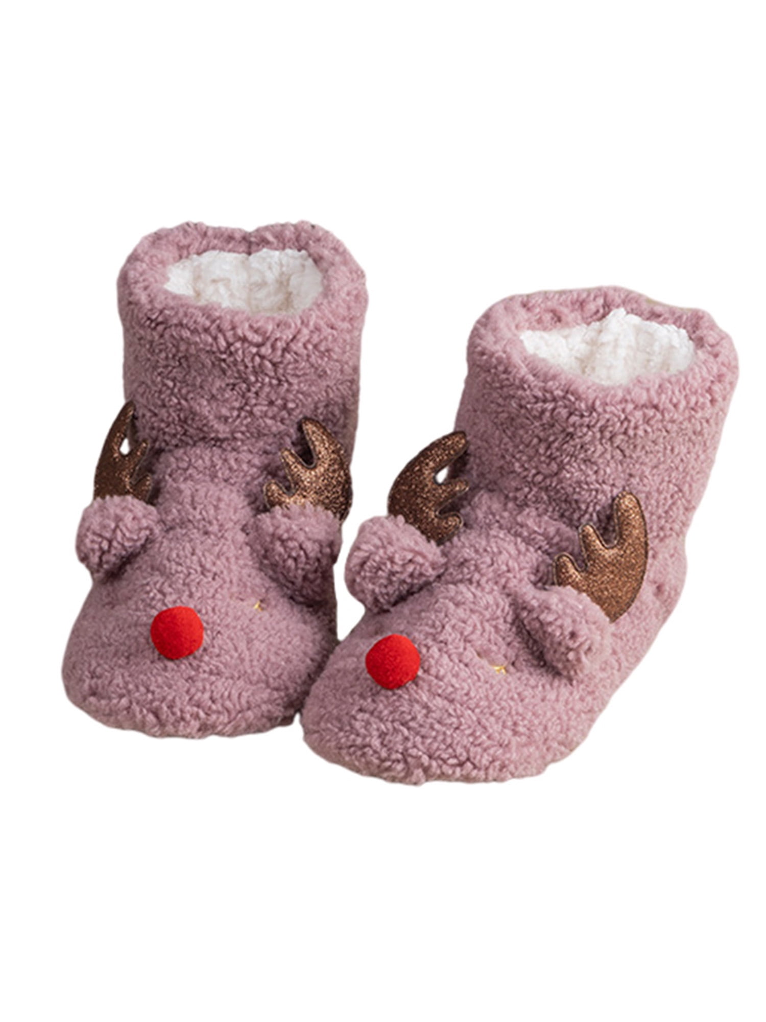Gomelly Men Kid Winter Warm Home Plush Slippers - Walmart.com