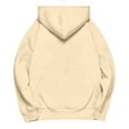 thumbnail image 4 of Print 6 7 Pullover Hoodie, Thick Fleece Autumn Winter Unisex Sweatshirt, 4 of 9