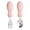 Pink, variant on 2 Pcs Utensils Forks and Spoons Silverware Set, Stainless Steel Flatware with Plastic Handle Dishwasher Safe, Pink