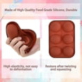 thumbnail image 3 of Semi Sp Chocolate Moulds 6 Cavity Silic Molds Ma Chocolate, 3 of 4