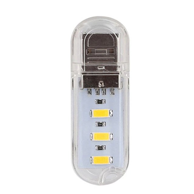 USB Lamp Portable LED light 3000K 7000K 3 Beads USB Night Light for Computer Laptop