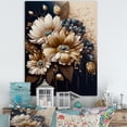 thumbnail image 2 of Designart Brown Daisy Bunch I Canvas Wall Art, 2 of 5