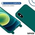 thumbnail image 2 of Funda de Protección para iPhone X/XS - Sovico - Silicón con Correa, 2 of 6