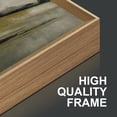 thumbnail image 6 of Abstract Mountain Lake Wall Art Set, 3 Piece Textured Canvas Wall Decor, Framed Nordic Neutral Tan Wall Painting, Nature Landscape Art Print for Bedroom, Living Room, Office - 16"x24"x3, 6 of 7