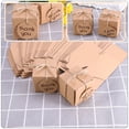 thumbnail image 3 of DEEPCRAFF 60Pcs DIY Candy Box Kraft Paper Storage Case with Thank You Cards for Wedding Party Favors, 3 of 8