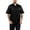Black, variant on KS03 - Kolossus Men's Lightweight Cotton Blend Short Sleeve Work Shirt with Pockets