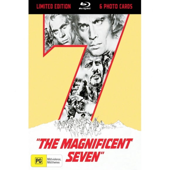 THE MAGNIFICENT SEVEN (1960) - LIMTED EDITION BLU-RAY (HARD SLIPCASE & ART CARDS)