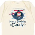 thumbnail image 4 of Inktastic Happy Birthday Daddy Cute Boy Boys Long Sleeve Baby Bodysuit, 4 of 5