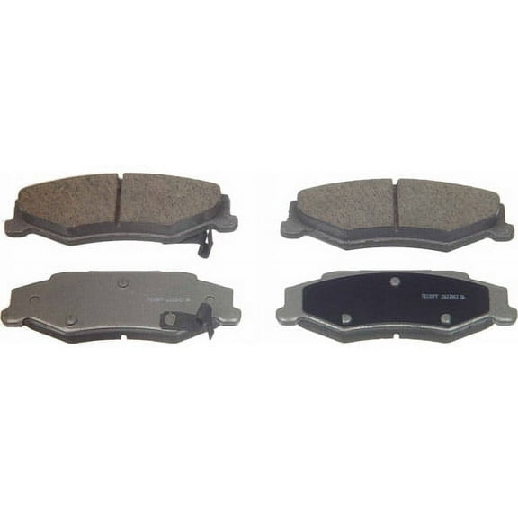 Disc Brake Pad Set Fits select: 1997-2004 CHEVROLET CORVETTE, 2004 CADILLAC XLR