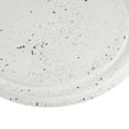 thumbnail image 5 of DecMode 9" x 11" White Ceramic Terrazzo Cake Stand with Glass Lid, 1-Piece, 5 of 8