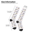 thumbnail image 5 of Daiia Sports Socks Cute Dog Printed Novelty Crew Socks for Men Women Knee High Socks Cotton Socks Soft & Breathable Support Unisex Socks, 5 of 9