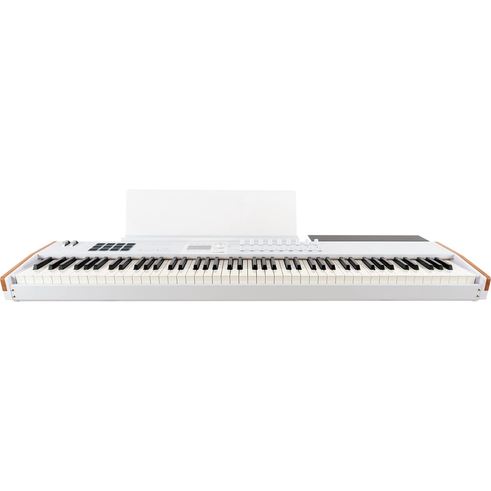 Arturia KeyLab 88 mk3 88-Key Weighted Hammer MIDI Controller Keyboard, White