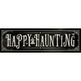 thumbnail image 2 of Marrott, Stephanie 14x7 Black Ornate Wood Framed with Double Matting Museum Art Print Titled - Happy Haunting I, 2 of 4