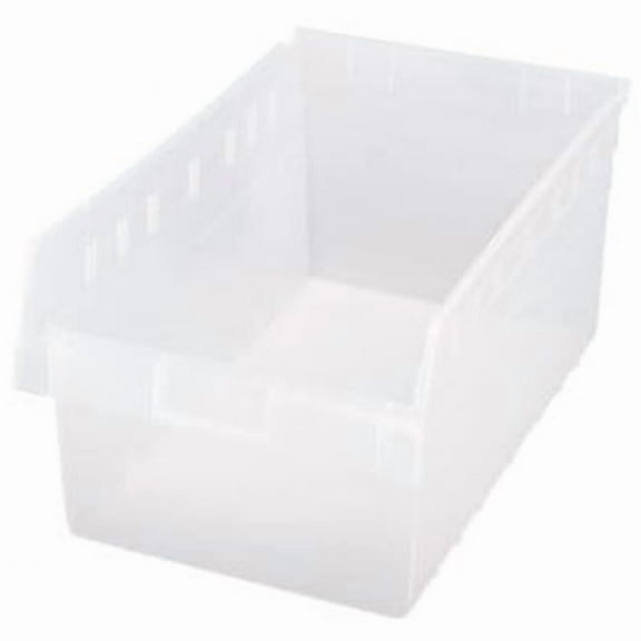 Clear Plastic Storage Bins - 23.63 x 11.13 x 8 in.