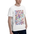 thumbnail image 2 of Bingfone Colorful Watercolor Dots Men'S Loose Fit Short-Sleeve Pocket T-Shirt, 2 of 7
