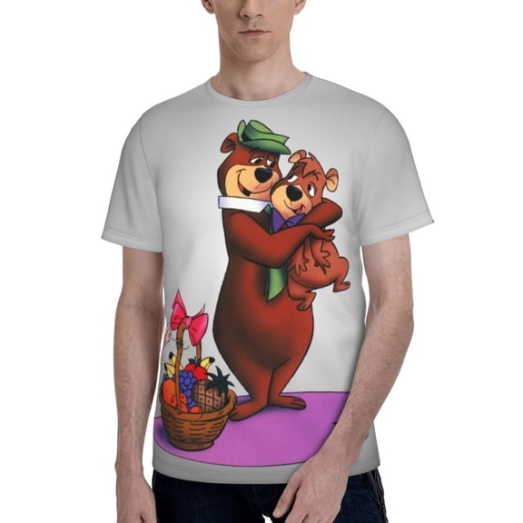 Men's T-Shirt Graphic Print Crew Neck Unisex Short Sleeve Hip Hop Adults Tees Top Streetwear