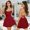 Wine, variant on Pajamas for Women,Womens Pajamas,Open Back,Cropped,Comfort Fit,Short,White,S