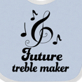 thumbnail image 4 of Inktastic Future Treble Maker Funny Music Girls Baby Bib, 4 of 4