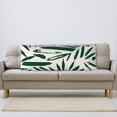 thumbnail image 6 of Bixox Palm Branch With Leaves Print Body Pillow Cover with Zipper Closure, Cozy Fuzzy Fleece Body Pillow Case Cover 20 x 54 Inches,Long Body Pillow Pillowcase, 6 of 6