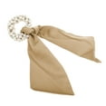thumbnail image 5 of Ofertas Únicas 1 Pc Banda Elástica de Perlas con Cinta Elegante Beige Marrón Claro, 5 of 5