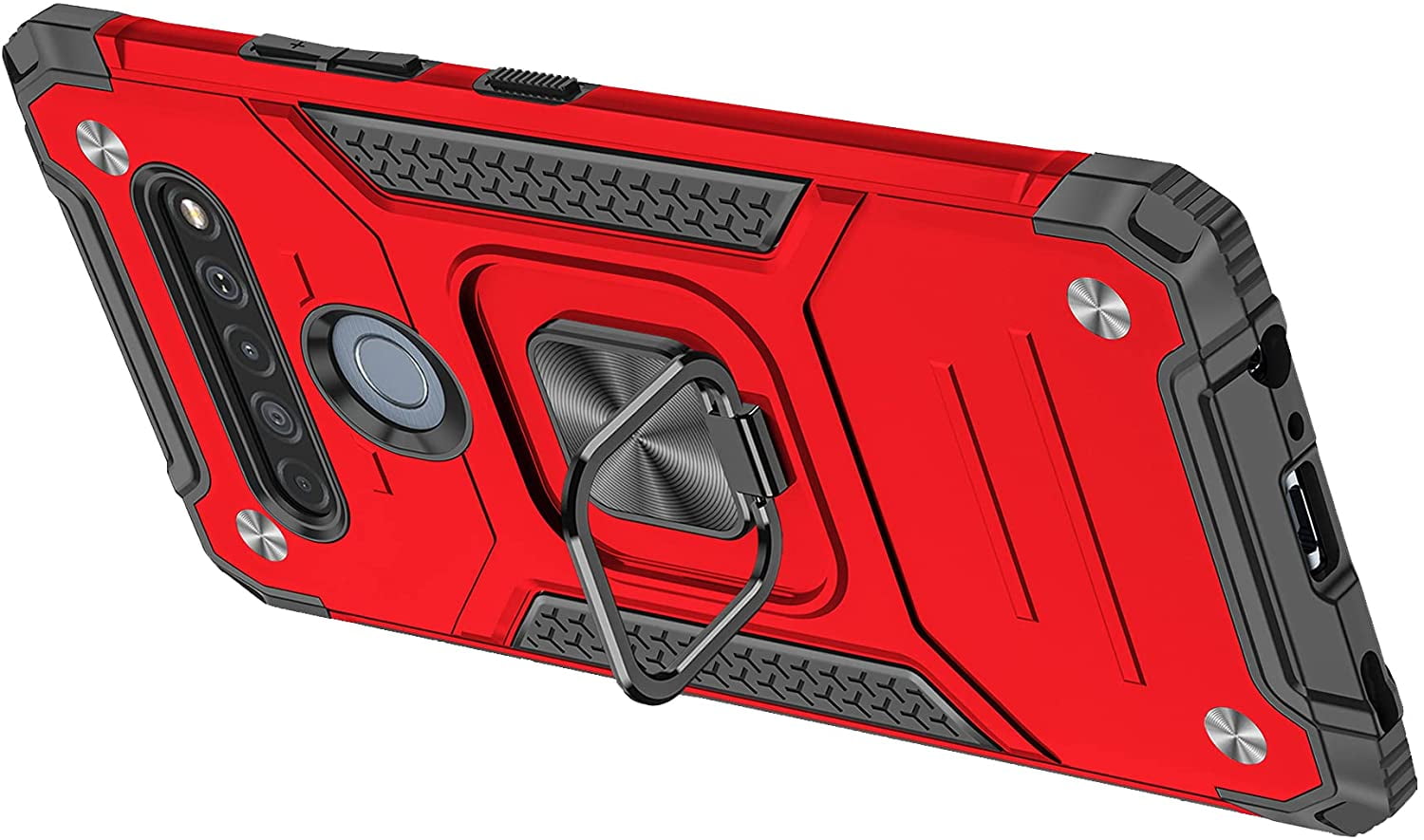 K61/Q61 Shockproof Kickstand Cases Compatible with LG K61 Q61 Case LGQ61  LGK61 Case Cover Coque Fundas (Red) | Walmart Canada