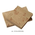 thumbnail image 3 of 100 Pcs Deli Wax Paper Sheets for Food Basket Liners 10 x 10 Inch Old Newspaper Style Printed Greaseproof Deli Paper for Wrapping Breads Burgers French Fries Sandwiches (Brown), 3 of 6