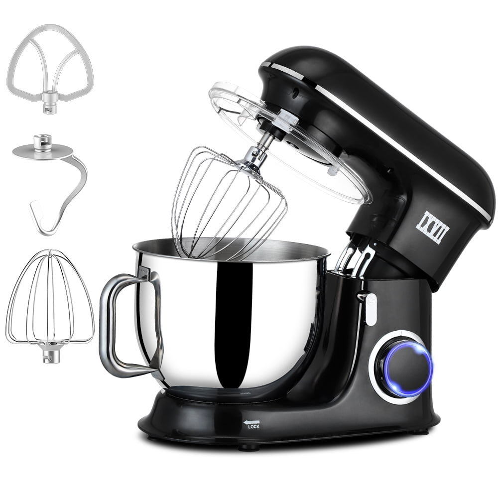 7.4 QT Electric Stand Mixer for Kitchen, 6Speed TiltHead Food Mixer
