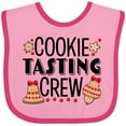 thumbnail image 3 of Inktastic Christmas Cookie Tasting Crew with Holiday Cookies Boys or Girls Baby Bib, 3 of 4
