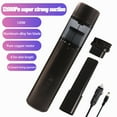 thumbnail image 3 of PureCasa Car Vacuum Portable Plug-in Handheld Vacuum with 120W Power, 14.8ft Corded & Large Suction, Household Slim Lightweight Mini Vacuum Cleaner for Home Vihecle, 1PC, Black, 2.2"x2.2"x9.9", 3 of 9
