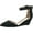 Black, variant on JOURNEE COLLECTION Womens Brown Ankle Strap Cushioned Kova Pointed Toe Wedge Zip-Up Heels 9