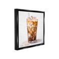 thumbnail image 4 of Stupell Industries Coffee with Swirled Milk Food & Beverage Painting Black Floater Framed Canvas Art Print Wall Art, 18 x 18, 4 of 10