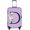 Flower Letter D, variant on Flower Letter B Purple Luggage Cover Elastic Washable Stretch Suitcase Protector Anti-Scratch Travel Suitcase Cover for Kid and Adult M (22-24 inch suitcase)