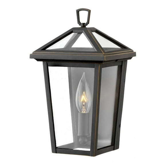 1 Light Extra Small Outdoor Wall Lantern in Traditional Style 6.5 inches Wide By 11.25 inches High-Oil Rubbed Bronze Finish-Led Lamping Type Bailey