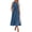 Blue, variant on Women Midi Dresses 2026 Summer Casual Sleeveless Sundress High Neck Tank Top Racerback Flowy Beach Dress & Pockets Red Small