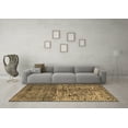 thumbnail image 3 of Ahgly Company Indoor Square Persian Brown Traditional Area Rugs, 5' Square, 3 of 4