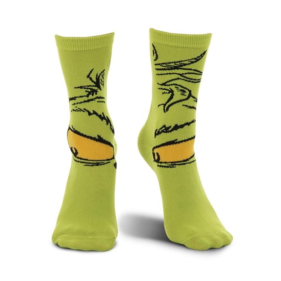 The Grinch Costume Crew Socks