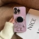 thumbnail image 1 of Funda con soporte plegable de astronauta galvanizada para iphone 11 12 13 Pro Max 14 pro x xr xs 7 8plus, funda protectora de película de cristal para cámara Tan Jianjun unisex, 1 of 2
