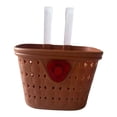 thumbnail image 4 of Colaxi Kids Bike Basket Multifunction Outdoor Cute Easy Installation Bicycle Basket Brown, 4 of 8