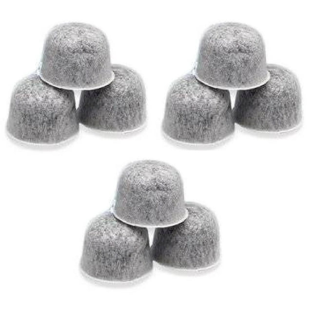 Los filtros de agua del carbón activado reemplazan a Capresso 4440.90 por Nispira, 9 filtros NISPIRA CAP9